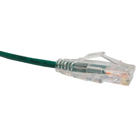 Unirise Usa 8Ft Cat6 Clearfit Slim Patch Cable Green CS6-08F-GRN